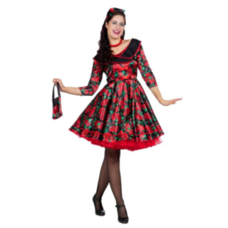 50-tal Rockabilly Klänning
