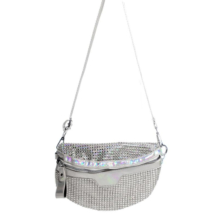 Paljettväska Silver