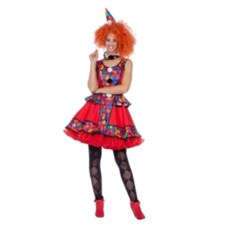 Cirkus Clownklänning Maskeraddräkt