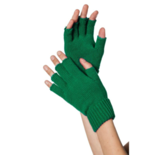 Fingerlösa Handskar Grön