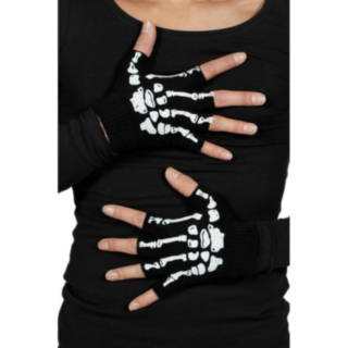 Fingerlösa Skeletthandskar