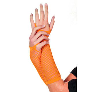 Långa Näthandskar Orange