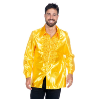 Disco Volangskjorta Gul