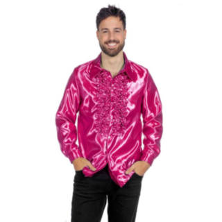 Disco Volangskjorta Rosa