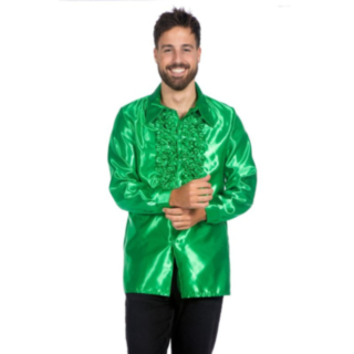 Disco Volangskjorta Grön
