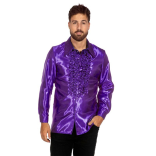 Disco Volangskjorta Lila