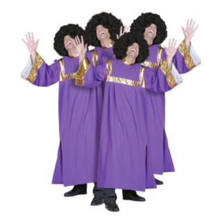 Gospelsångare Maskeraddräkt