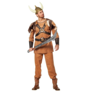 Viking Maskeraddräkt Beige