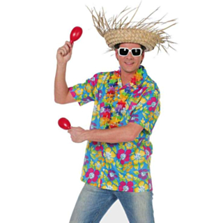 Hawaiiskjorta Blå