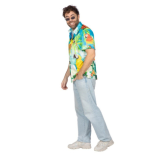 Papegoja Hawaiiskjorta