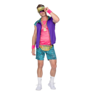 80'er Party Animal Maskeraddräkt