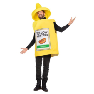 Yellow Mustard Senap Maskeraddräkt