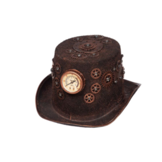 Steampunk Cylinderhatt Brons