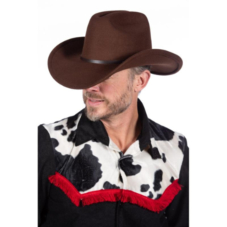 Cowboyhatt Med Bälte Brun