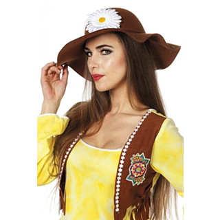 Blommig Hippie Hatt