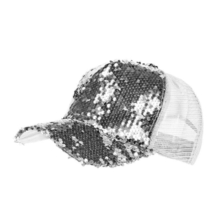 00-tal Paljettkeps Silver