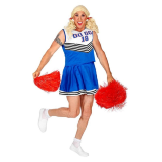 Manlig Cheerleader Maskeraddräkt