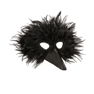 Fågelmask, svart