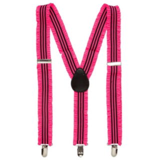 Neon Hängslen Rosa