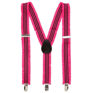Neon Hängslen Rosa