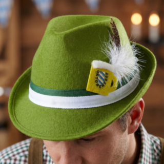 Oktoberfest Fedora Grön