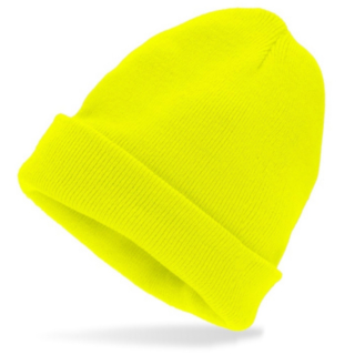 Neon Beanie Mössa Gul