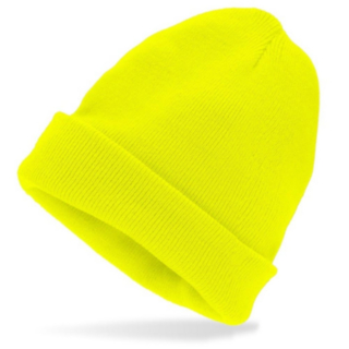 Neon Beanie Mössa Gul
