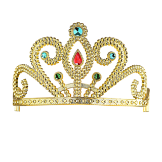Guld-tiara med stenar