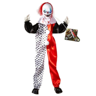 Killer Clown Med Lysande Ögon