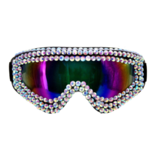 80-tal Strass Skidglasögon