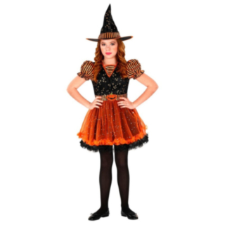 Halloween Stjärnhäxa Barndräkt