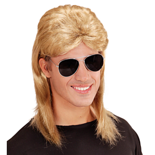80-tal Mulletperuk & Glasögon Blond