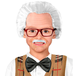 Morfar Einstein Barnmask