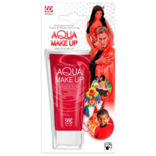 Aqua Ansiktsfärg Tub Röd