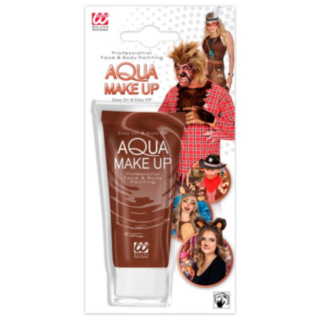 Aqua Ansiktsfärg Tub Brun