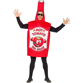 Ketchupflaska Maskeraddräkt