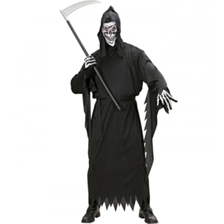 Svart Dödsängel Maskeraddräkt