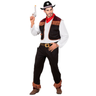 Klassisk Texas Cowboy Maskeraddräkt
