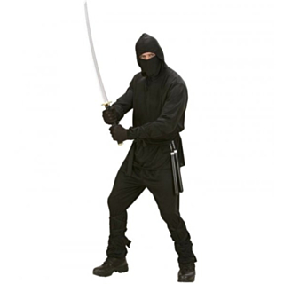 Ninja Svart Maskeraddräkt