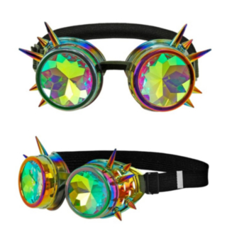 Steampunk Kalejdoskop Glasögon