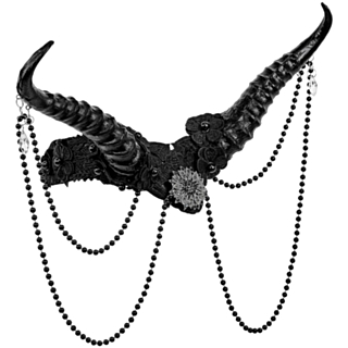 Maleficent Horn Hårband Svart