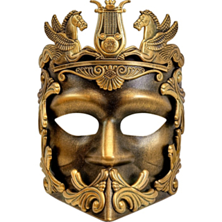 Pegasus Gladiator Mask Guld