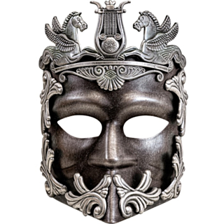 Pegasus Krigare Mask Silver