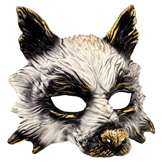 Varg Mask Silver/Guld