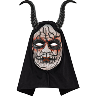 Djävulsk Hornmask Svart