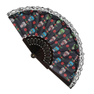 Dia De Los Muertos Solfjäder