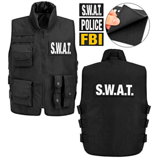 SWAT Taktisk Barnväst Svart