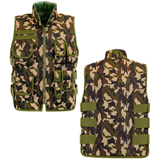 Klassisk Militärväst Kamouflage