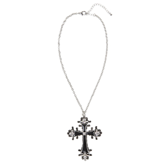 Svart Kors Halsband