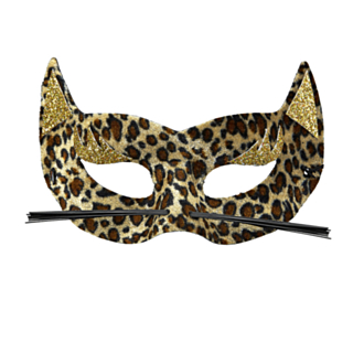 MjukLeopardfärgad Ögonmask